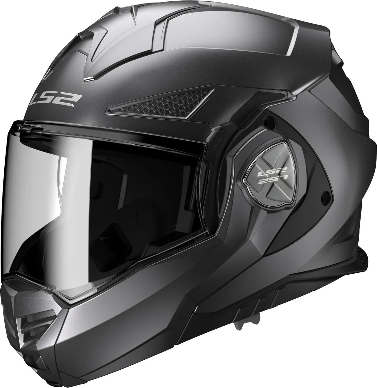 Ls2 opklaphelm ff901 advant x solid helmet advant x gray matt gr. xxl
