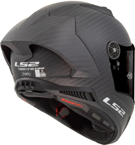 Ls2 integraalhelm ff805 thunder carbon gp aero helmet thunder gp aer black matt gr. l