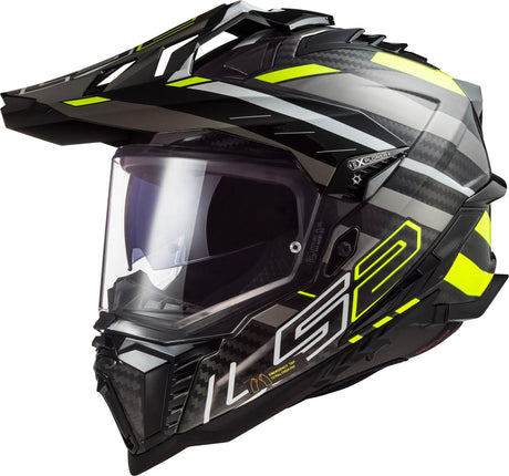 Ls2 endurohelm mx701 explorer carbon edge helmet explorer edge carbon sw ge ti gr. m