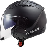 Ls2 jethelm of600 copter ii solid helmet copter ii soli black matt gr. l