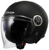 Ls2 jethelm of620 classy solid helmet of620 classy solid matt black gr. m