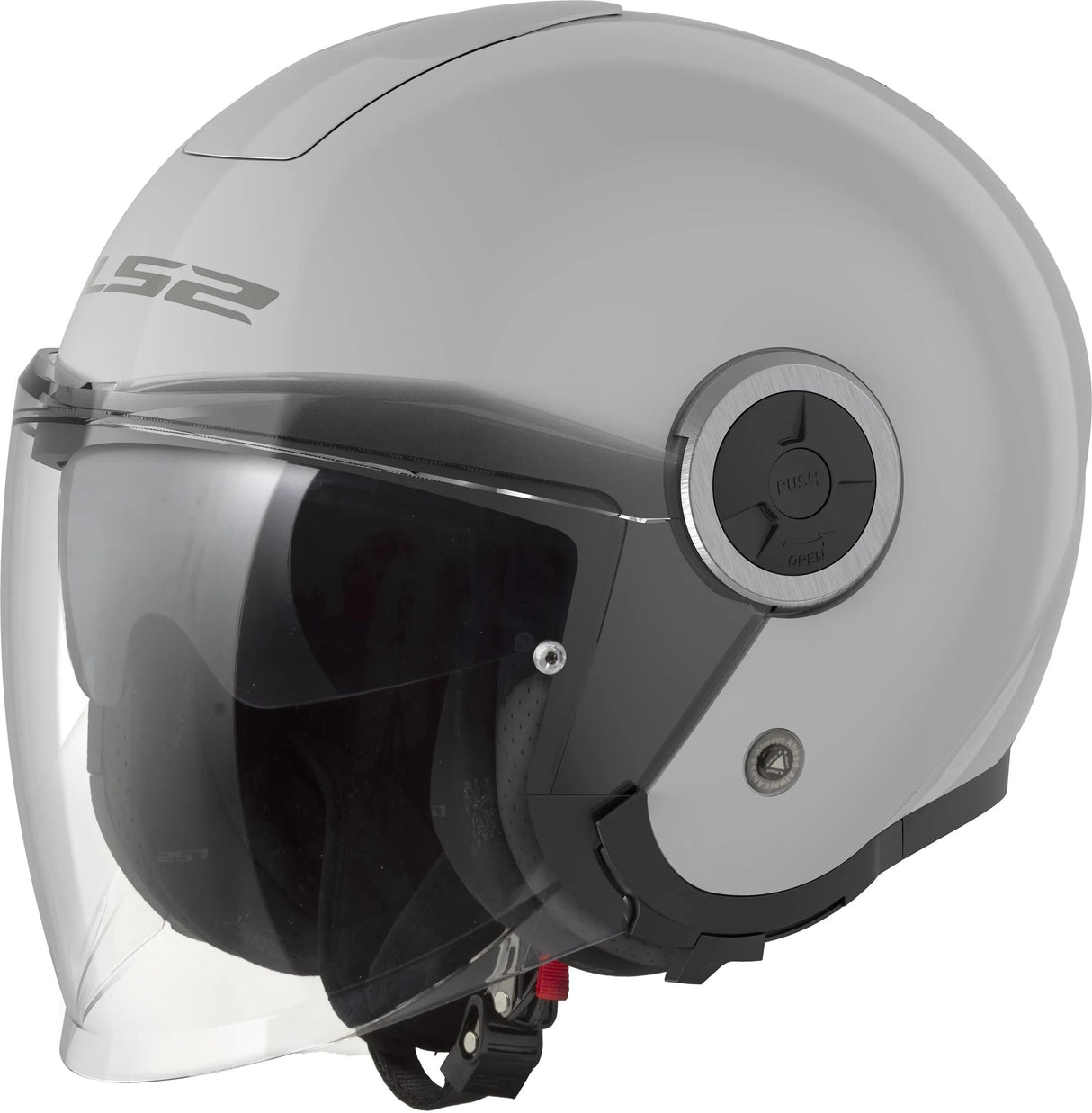 Ls2 jethelm of620 classy solid helmet of620 classy solid pearl gray gr. m