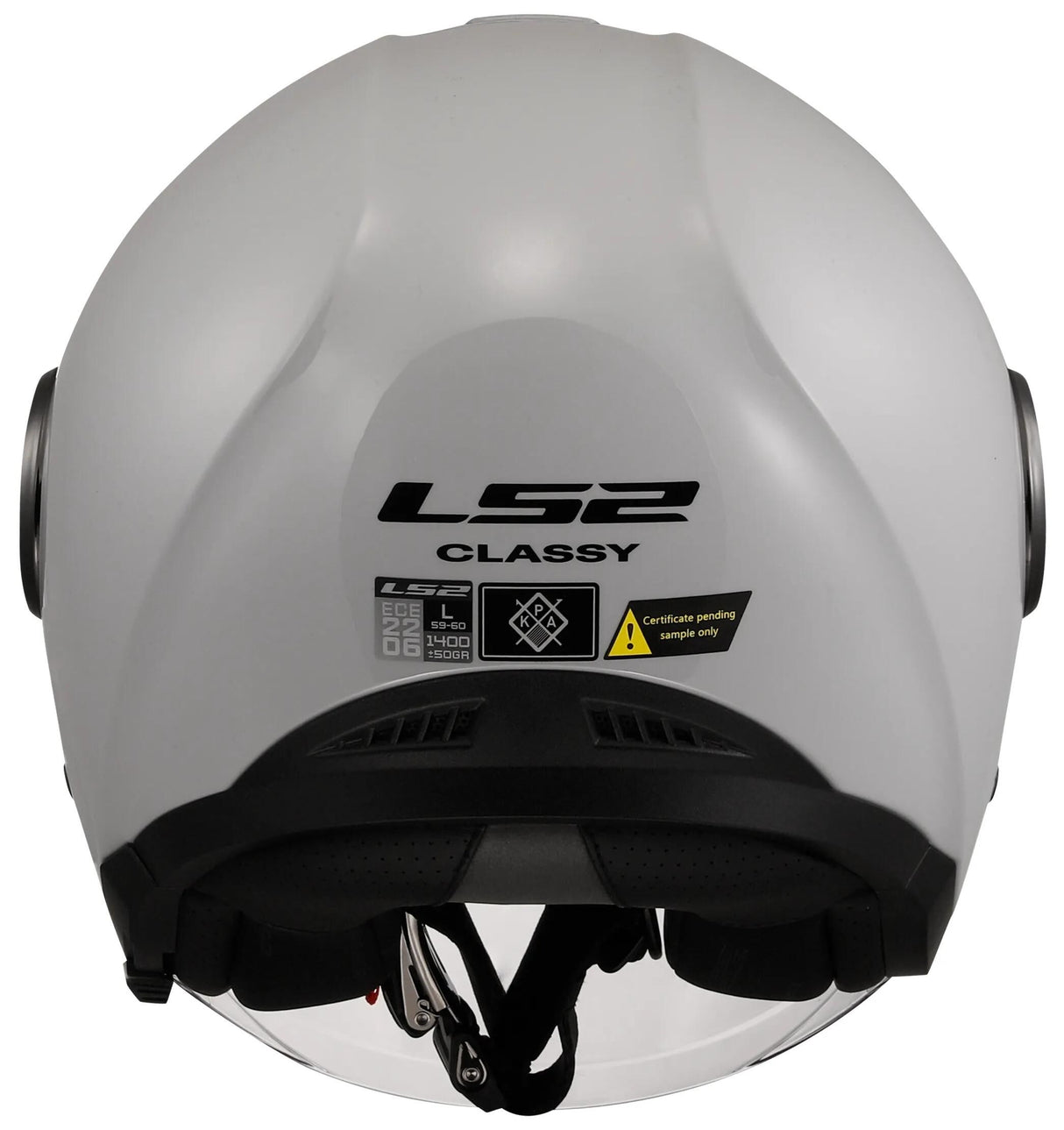 Ls2 jethelm of620 classy solid helmet of620 classy solid pearl gray gr. xxl