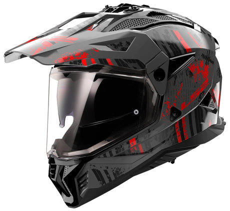 Ls2 endurohelm mx702 pioneer ii crazy helmet mx702 pioneer ii crazy sw rt gr. s