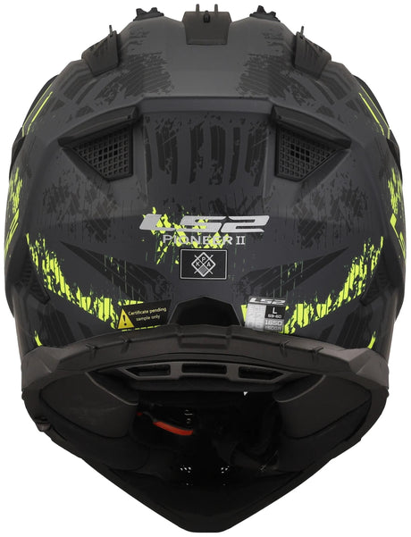 Ls2 endurohelm mx702 pioneer ii crazy helmet mx702 pioneer ii crazy m. sw ge gr. xs