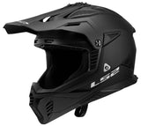 Ls2 crosshelm mx708 fast ii solid helmet mx708 fast ii solid matt black gr. s