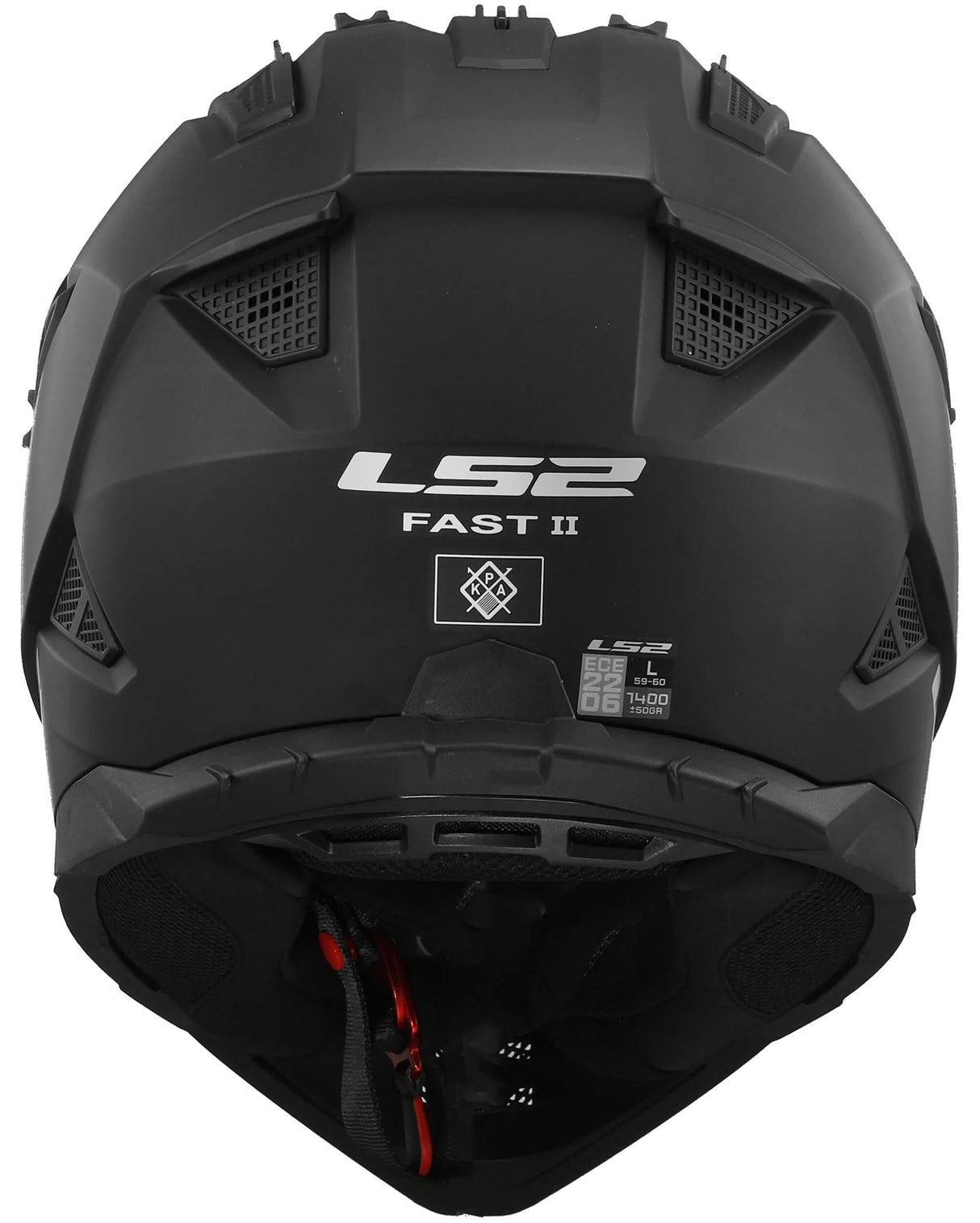 Ls2 crosshelm mx708 fast ii solid helmet mx708 fast ii solid matt black gr. s