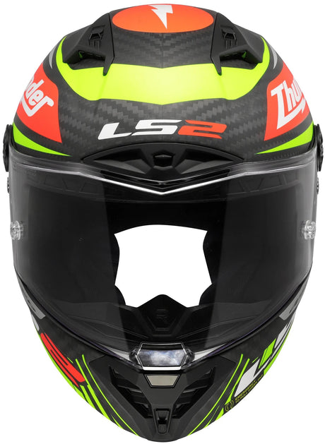 Ls2 integralhelm ff805 thunder carbon gp aero replica black helmet ff805 thunder gp aero replica sw. gr. l