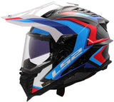 Ls2 endurohelm mx701 explorer carbon frontier ii helmet explorer carbo frontier ii white blue s