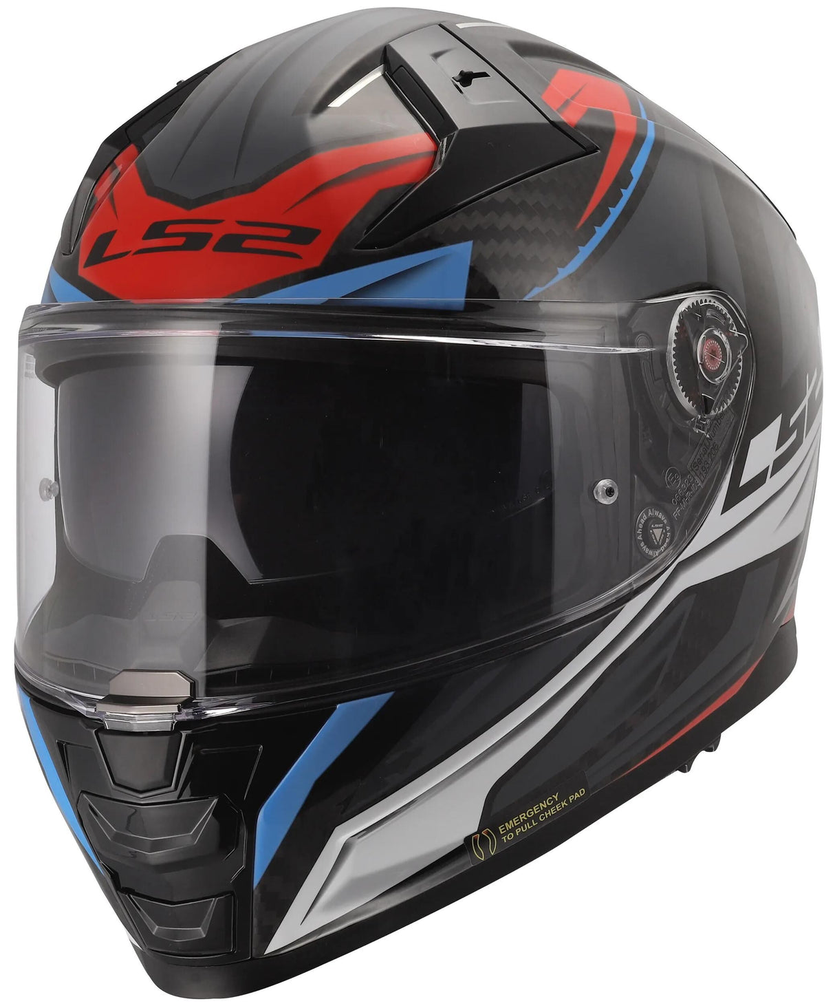 Ls2 integralhelm ff811 vector ii carbon savage helmet ff811 vector i c savage white blue red m