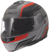 Ls2 klapphelm ff908 strobe ii monza helmets ff908 strobe monza black grey red m
