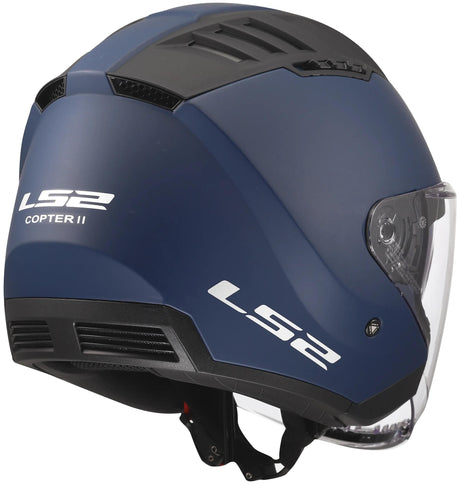 Ls2 jethelm of600 copter ii solid helmet of600 copter i navy blue matt gr. xl
