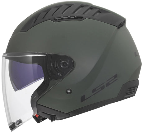 Ls2 jethelm of600 copter ii solid helmet of600 copter i military green gr. l