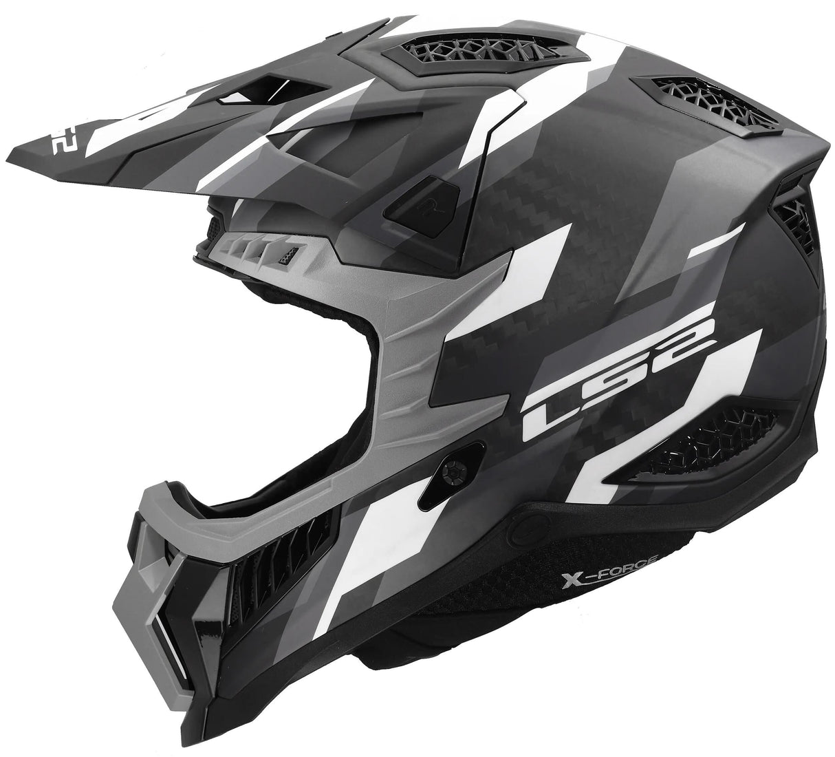Ls2 crosshelm mx703 x-force phantom helmet mx703 x-force phantom matt gr. sw l