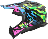 Ls2 crosshelm mx708 fast ii grotesk helmet mx708 fast ii grotesque bl pink green x