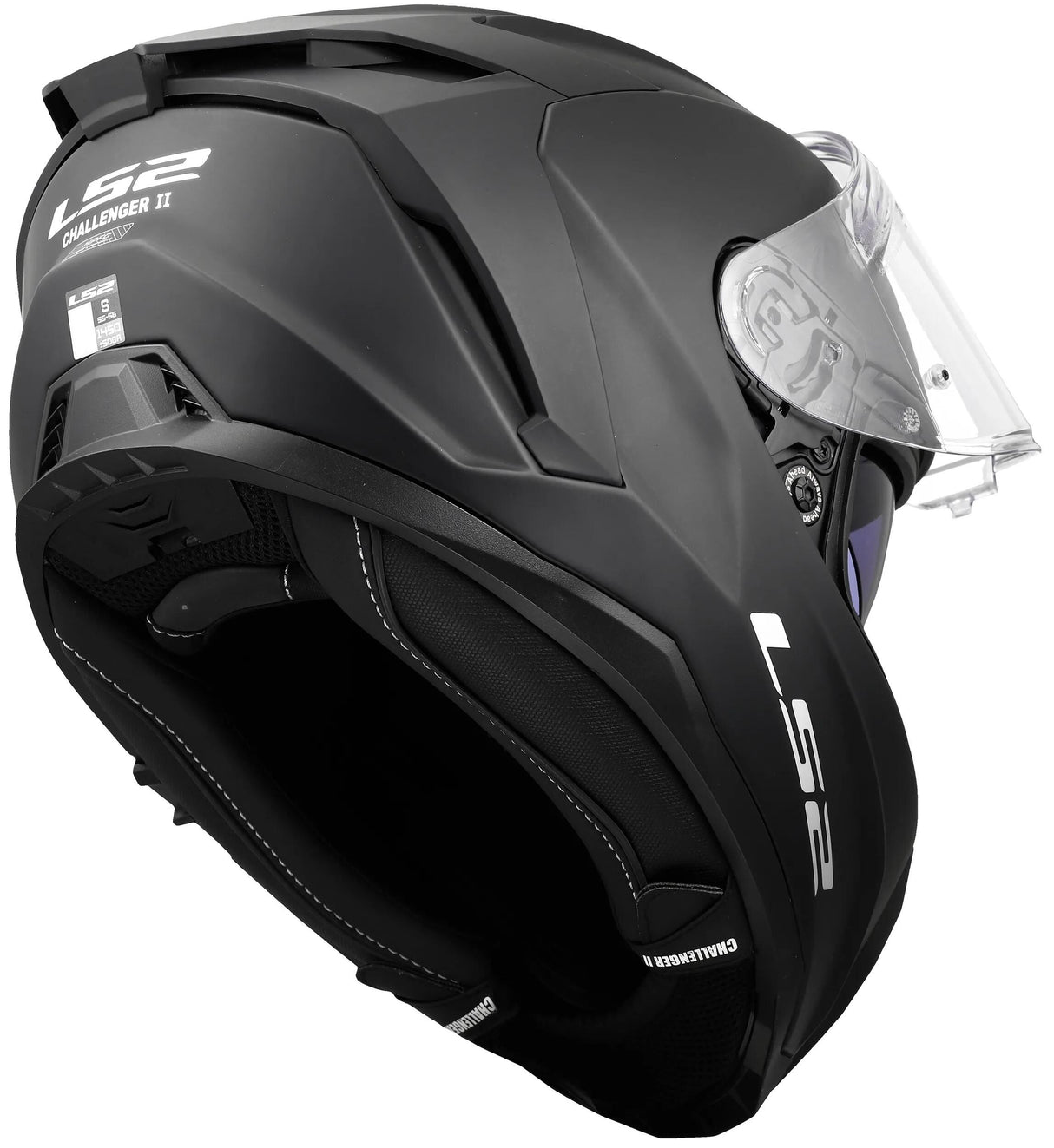 Ls2 integralhelm ff817 challenger ii solid helmet ff817 challeng ii solid matt black xs