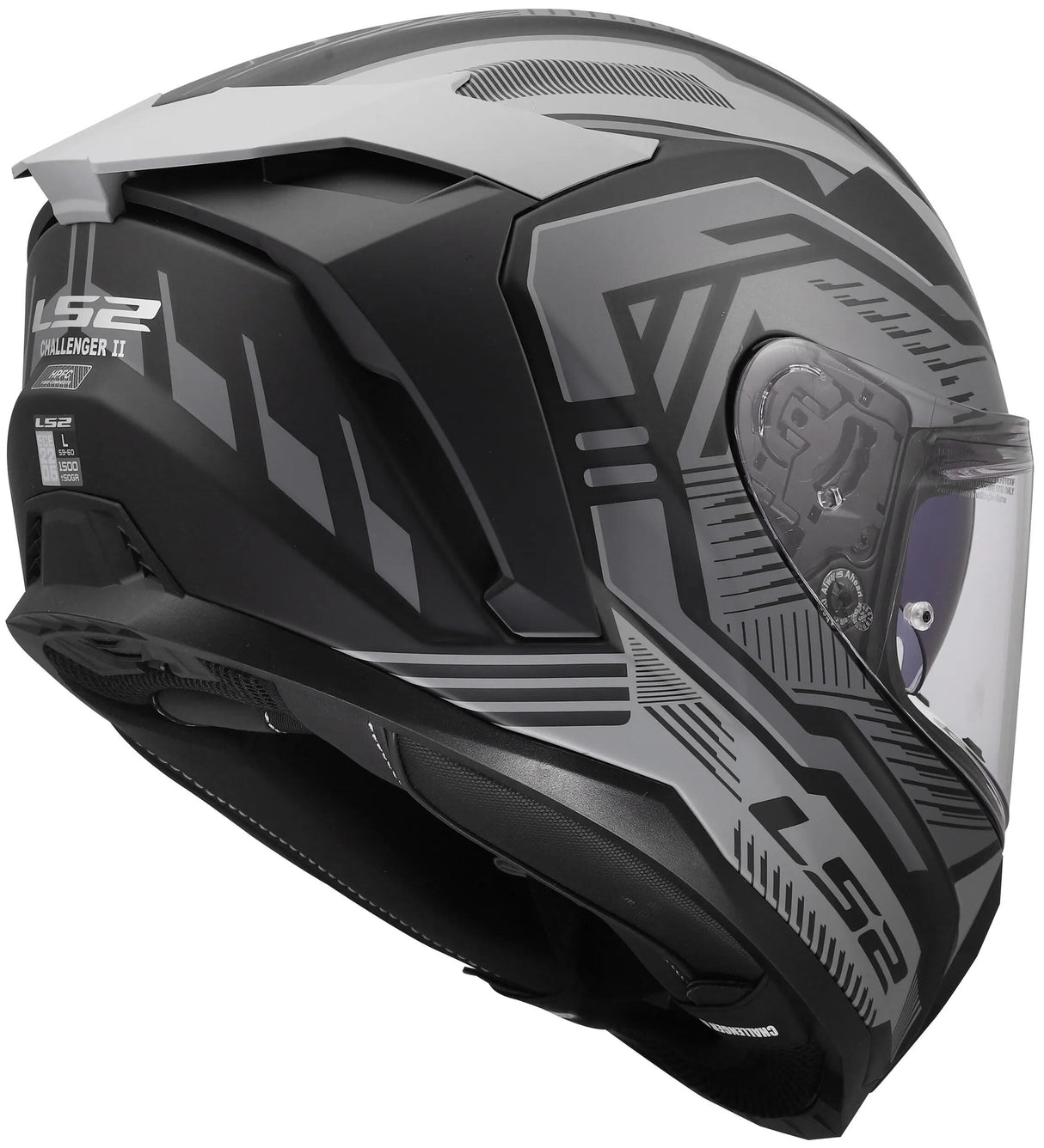 Ls2 integralhelm ff817 challenger ii dravix helmet ff817 challeng ii dravix matt gray s