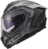 Ls2 integralhelm ff817 challenger ii dravix helmet ff817 challeng ii dravix matt gray xxl