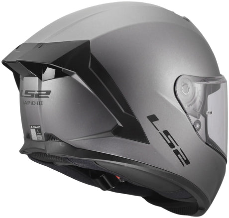Ls2 integralhelm ff820 rapid iii solid helmets ff820 rapid i solid matt titanium l