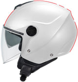 Ufo plast jethelm nixie helmet ufo nixie jet white red gr. xl