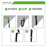 Oxford snelbinder atlas g-hook atlas g-hook 17mm x 1,2m black pair
