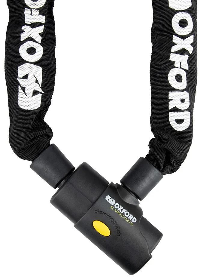 Oxford kettingslot alarm chain 10 chain link 10mm x 2,0m black alarm