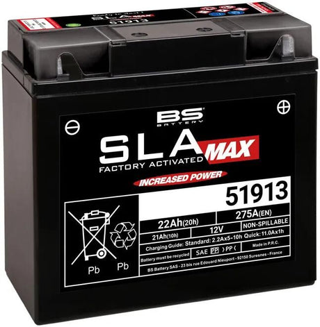 Bs-battery batterij 51913 battery 51913 bs sla-max