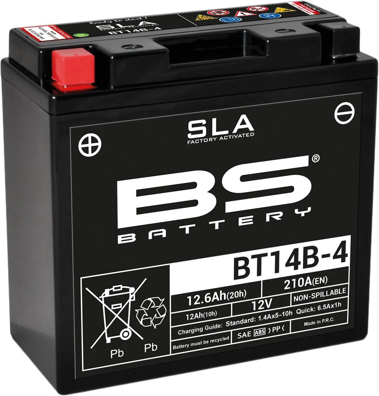 Bs-battery batterij bt14b-4 battery bt14b-4 bs sla