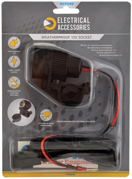 Oxford contactdoos sockets 12v 10a el101