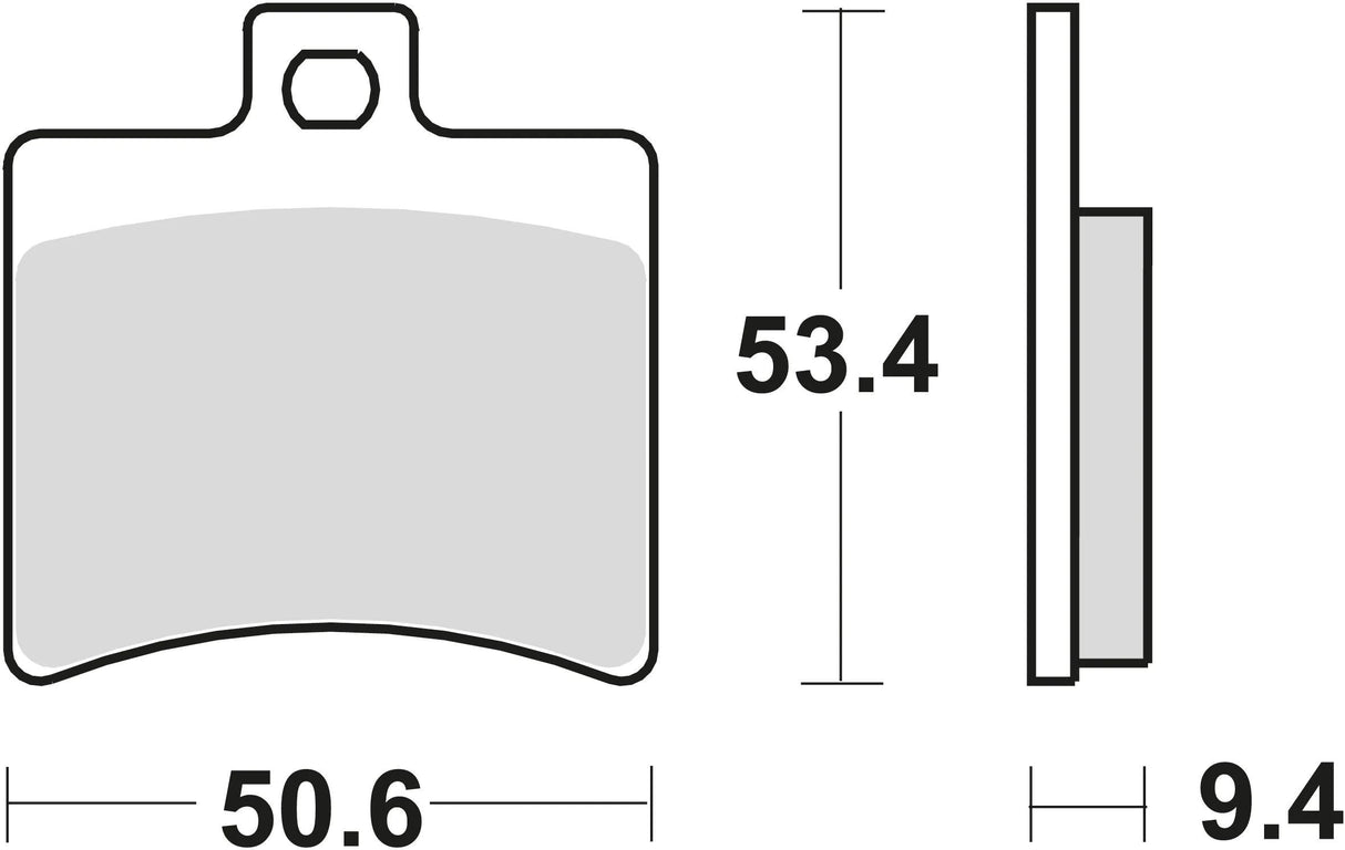 Trw remblokken mcb 710 brake pads organ. mcb 710