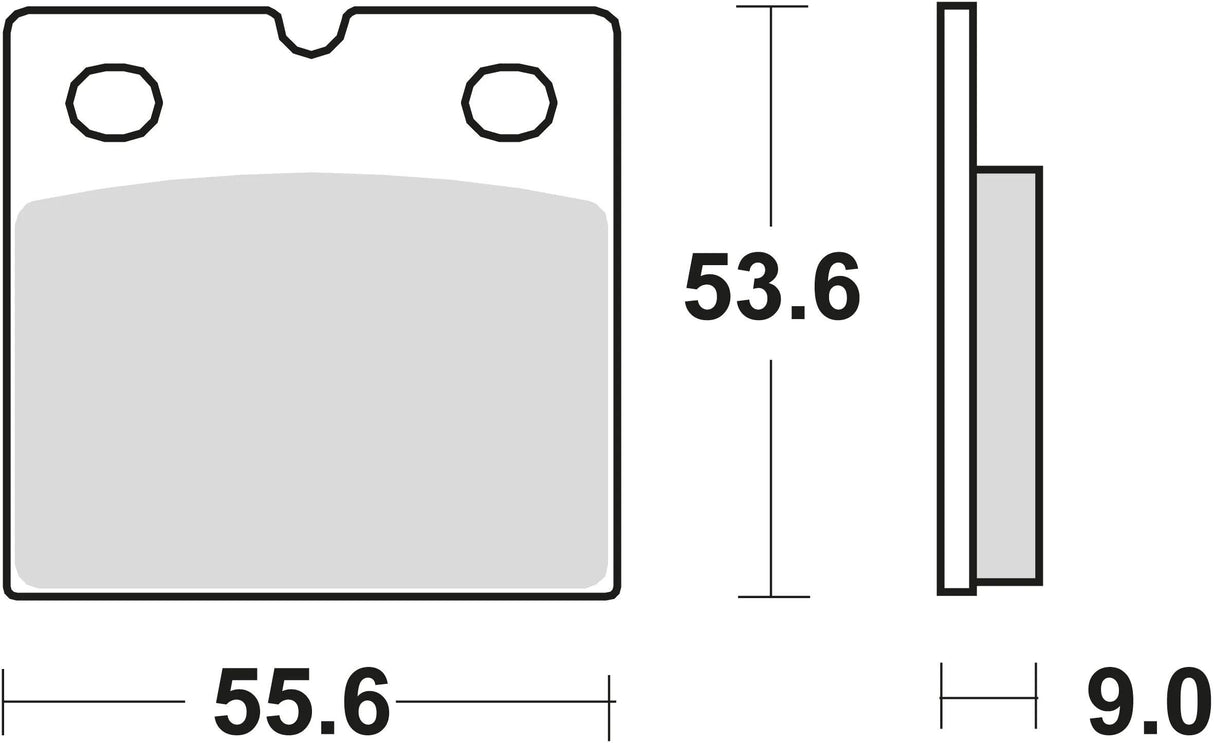 Trw remblokken mcb 19 brake pads organ. mcb 19