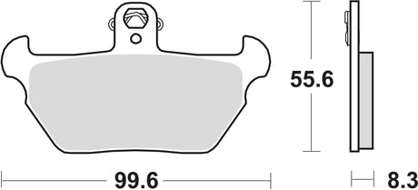 Trw remblokken mcb 621 brake pads organ. mcb 621