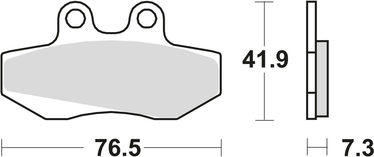 Trw remblokken mcb 629 brake pads organ. mcb 629