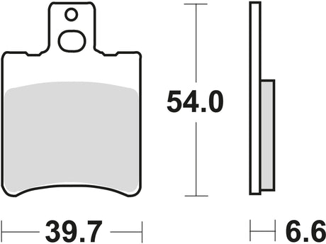 Trw remblokken mcb 644 brake pads organ. mcb 644 ec