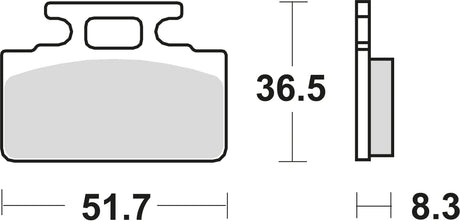 Trw remblokken mcb 589 brake pads organ. mcb 589