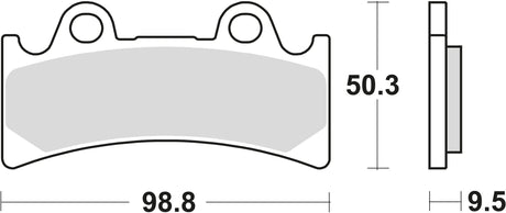 Trw remblokken mcb 656 brake pads organ. mcb 656