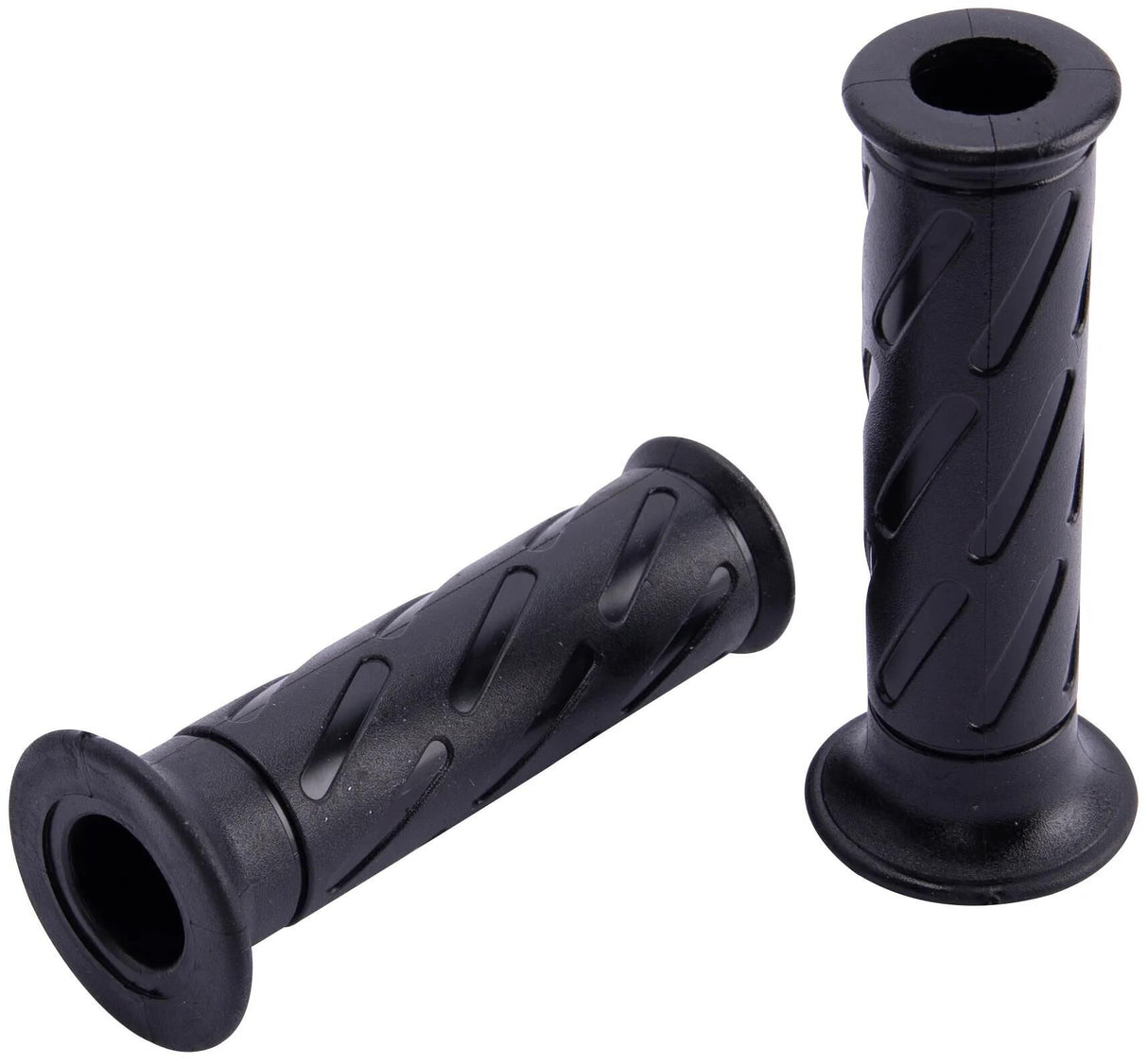 Domino rubber handvat rubber grip 1152 bw li.124mm re.118mm