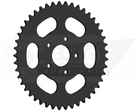 Esjot achtertandwiel 0852 chain wheel 415 45z steel black