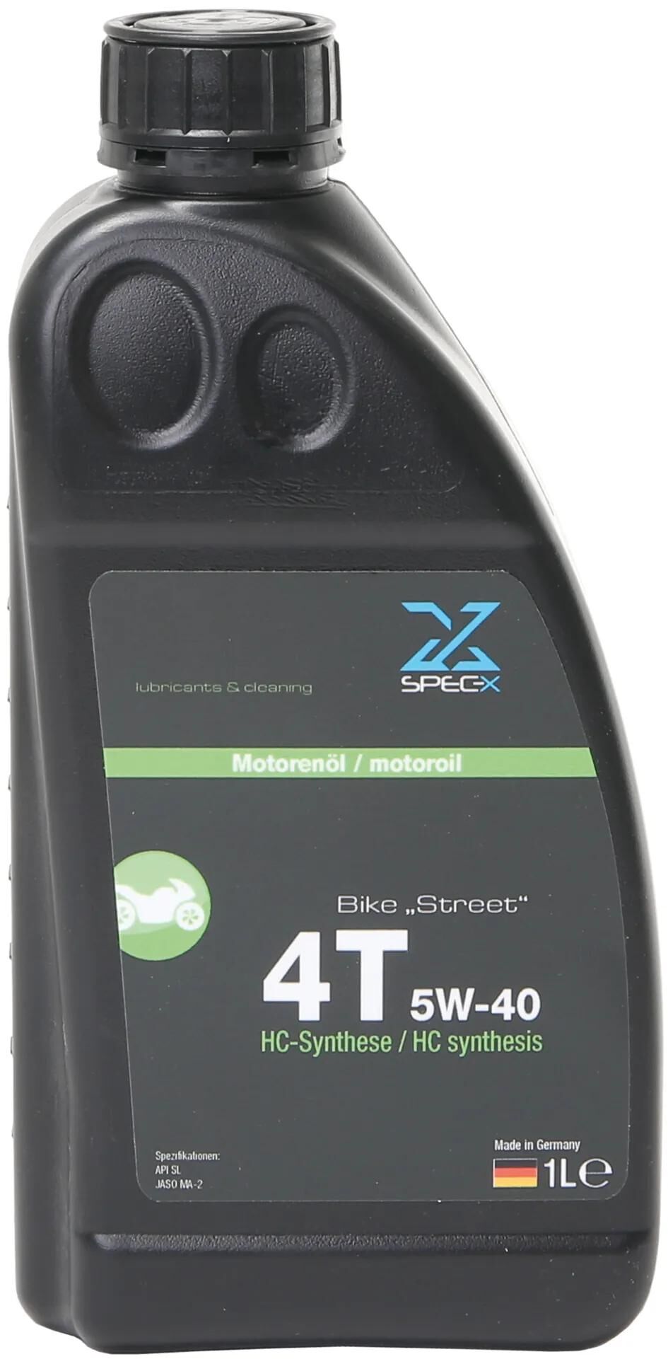 Spec-x motorolie bike 4t street motor oil 4t 5w-40 stree 1l bike