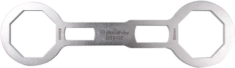 Bikeservice gabelkappenschlüssel schl fork cap bst 49x50mm 8knt