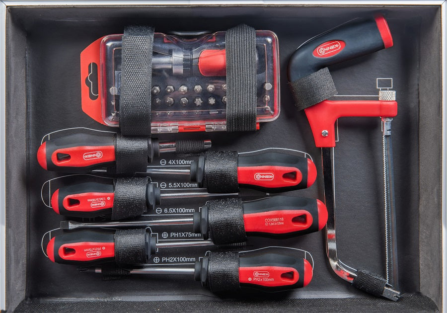 Connex producten gereedschapskoffer 100 delig alu koffer