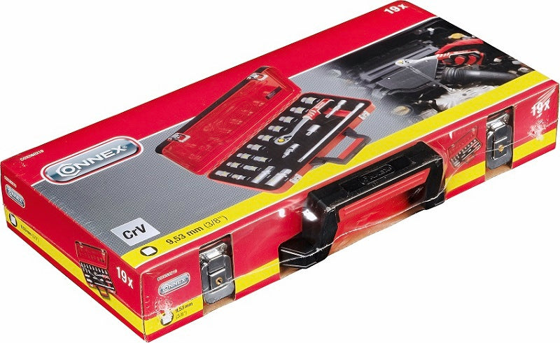 Connex producten dopsleutelset profi 3 8 19 delig