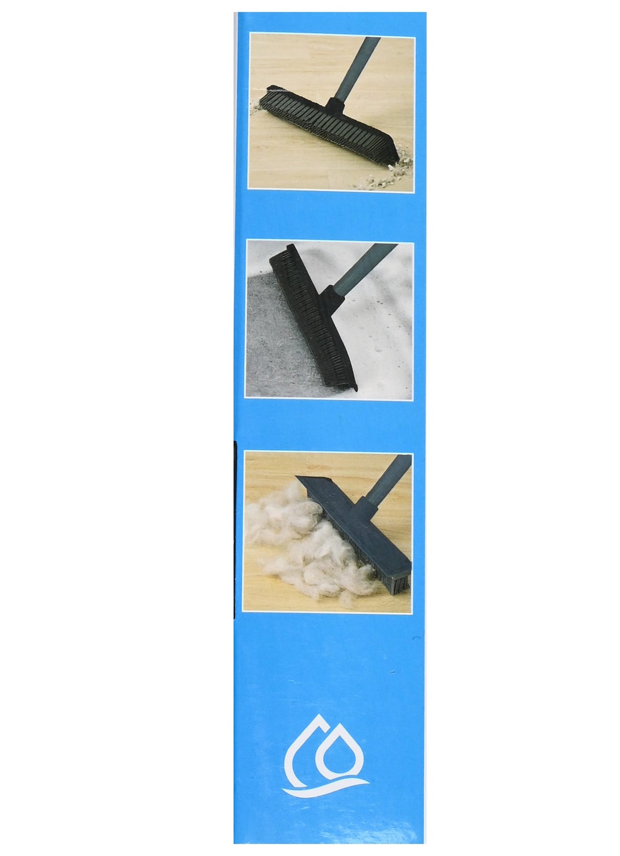 Producten rubberbezem 31cm met telescoopsteel 68 120