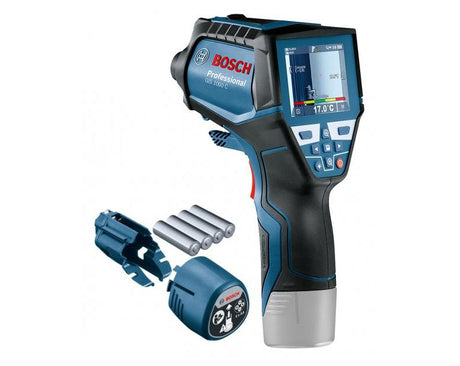 Bosch thermische camera gis 1000 c l-box-klare adapter voor batterij aa1