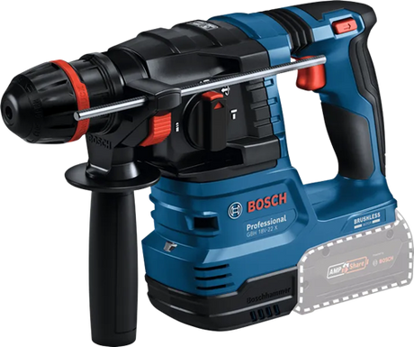 Bosch blauw bosch accu combi-boorhamer gbh 18v-22 x naked