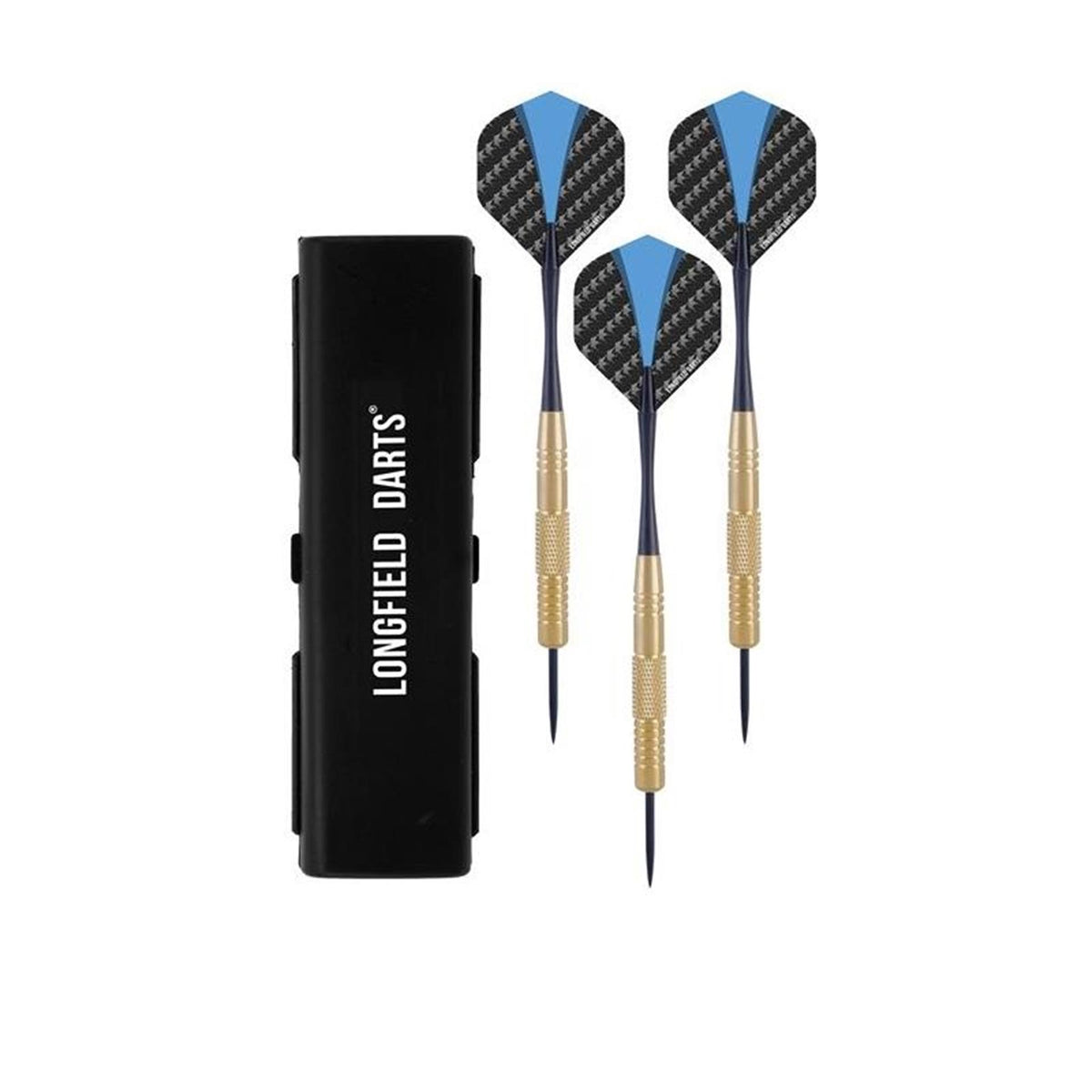 Longfield dartset brass 22gr in etui