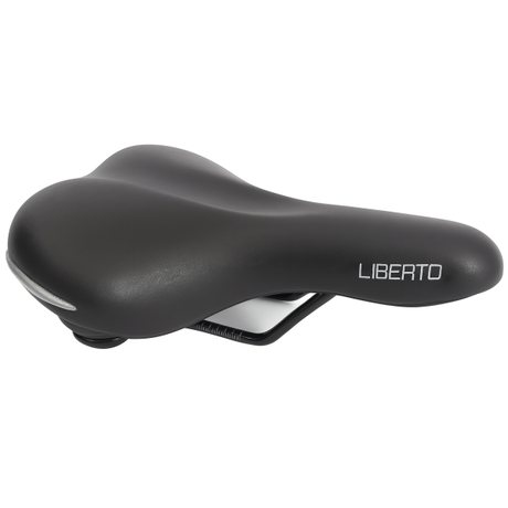 Edge fietszadel liberto - zwart (werkplaatsverpakking)