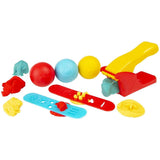 Otto Simon Fisher Price Dough Set med 3 bollar lera lera och 2 former i väska