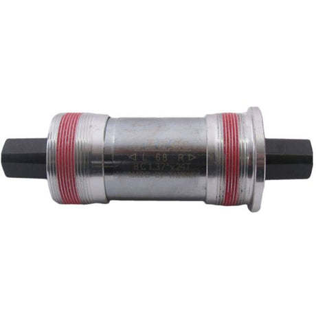 Edge vierkante trapas 113mm bsa 68mm met aluminium cups - zilver