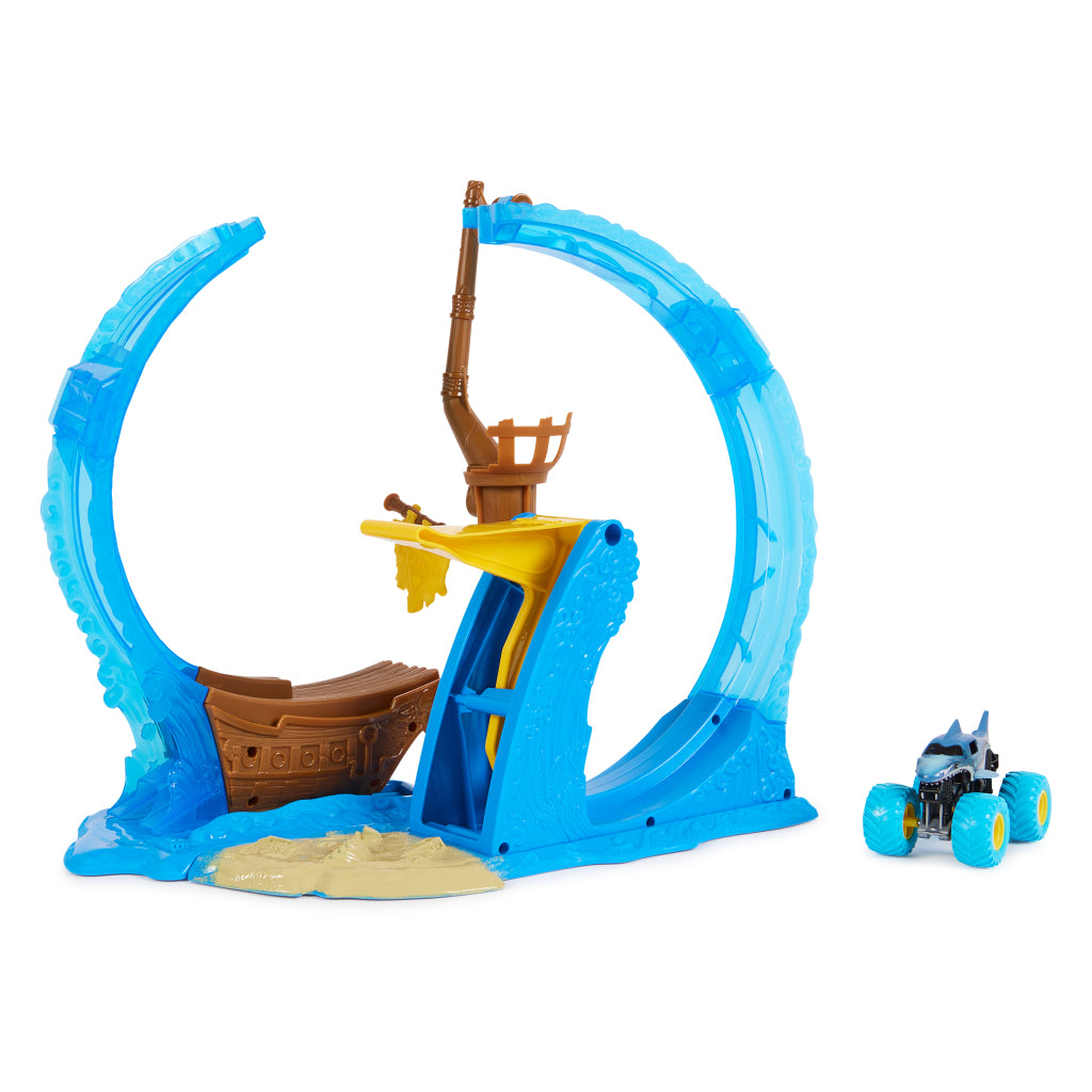 Monster Jam Megalodon Loop o Doom Hent Play Set